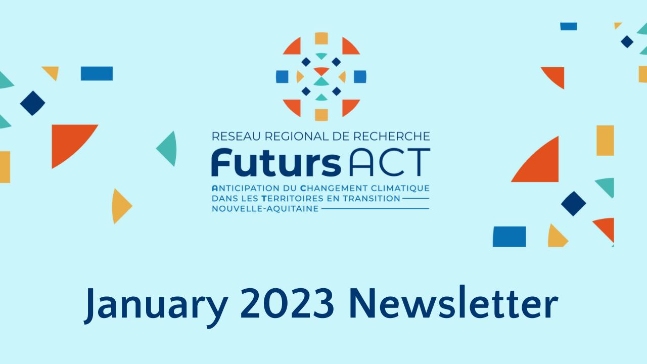 January 2023 newsletter (French only)