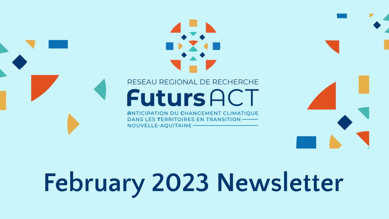 February 2023 newsletter (French only)