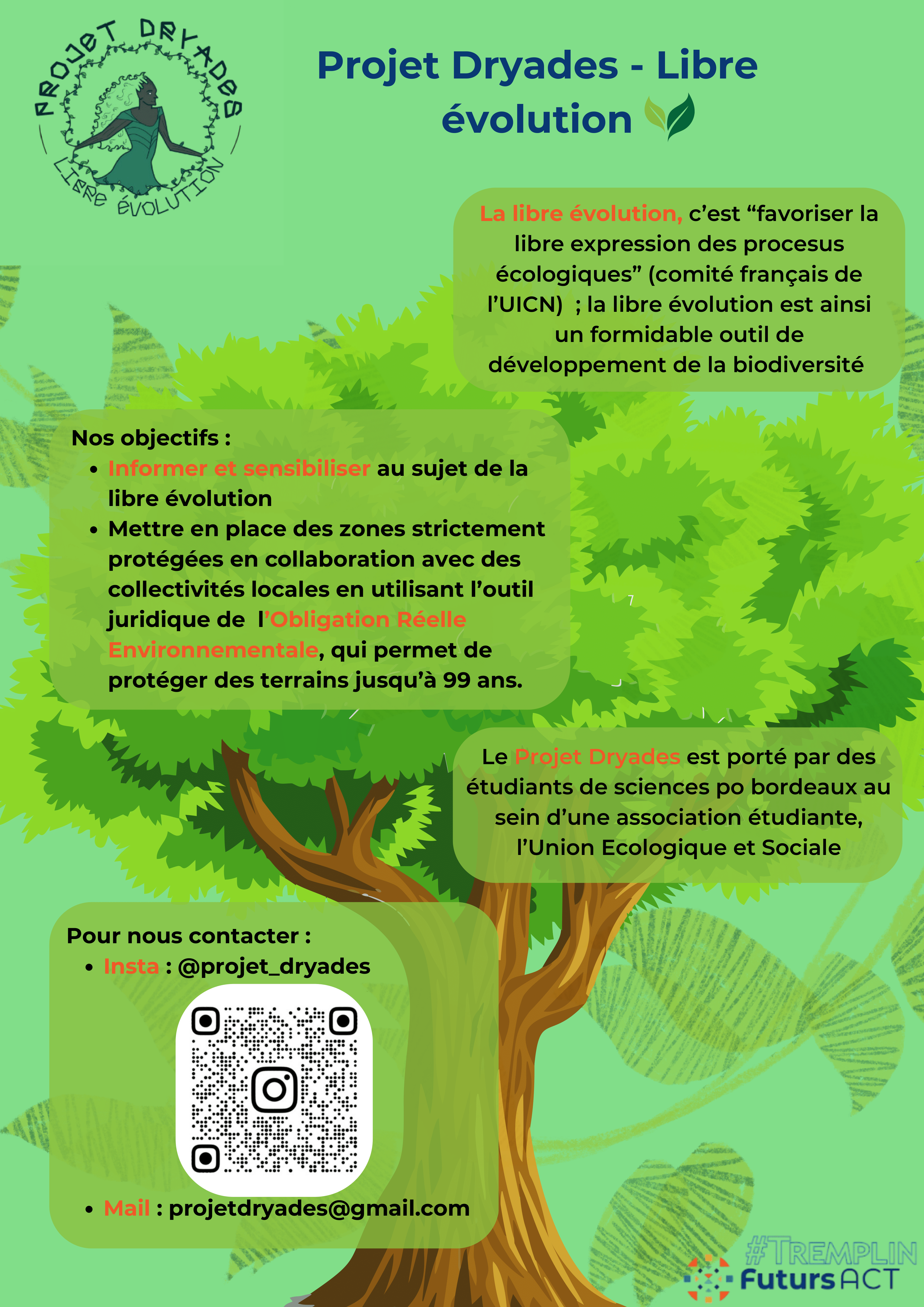 poster projet dryades Alex Baudon.