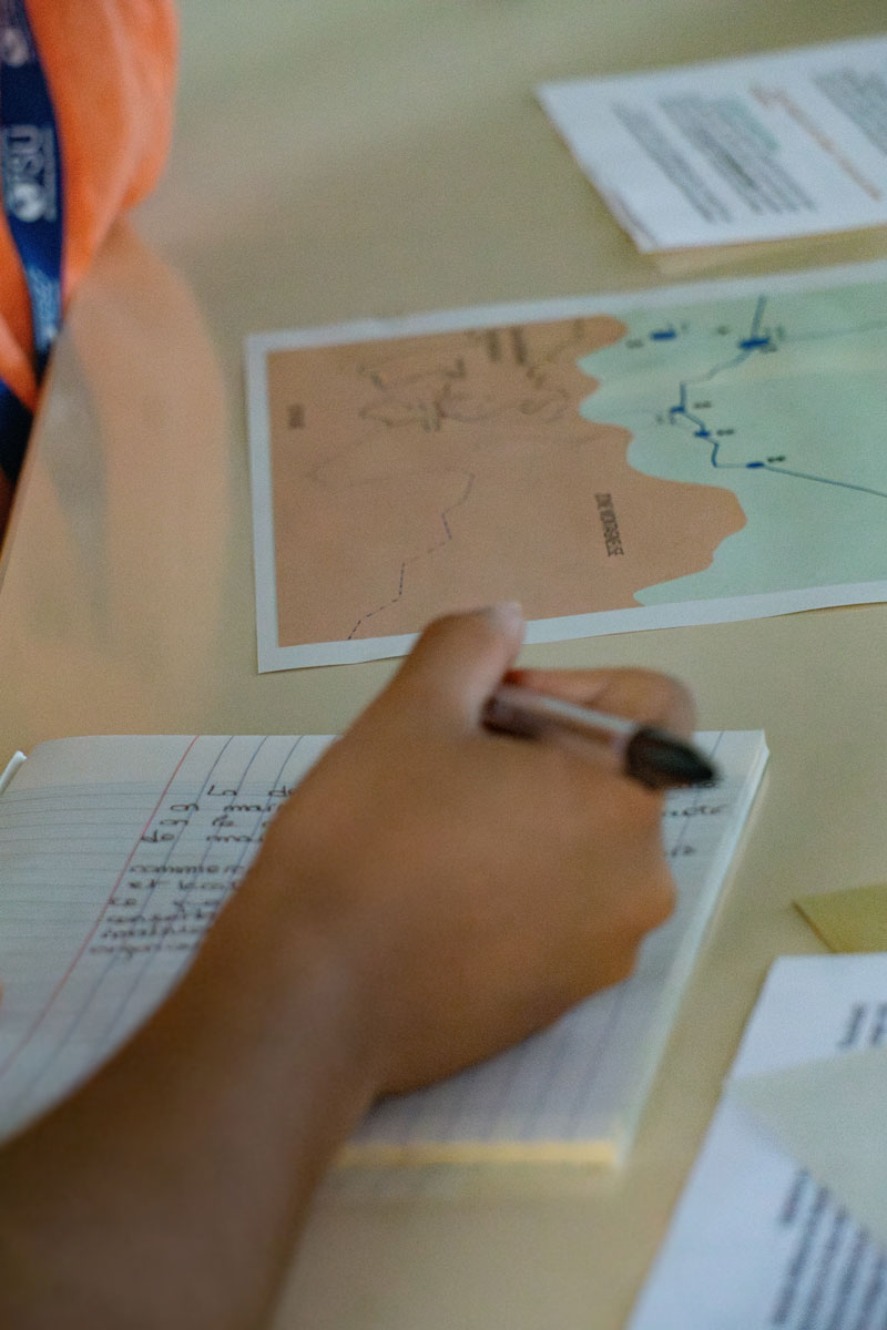 Photo prise durant un atelier du Tremplin Futurs-ACT 2025