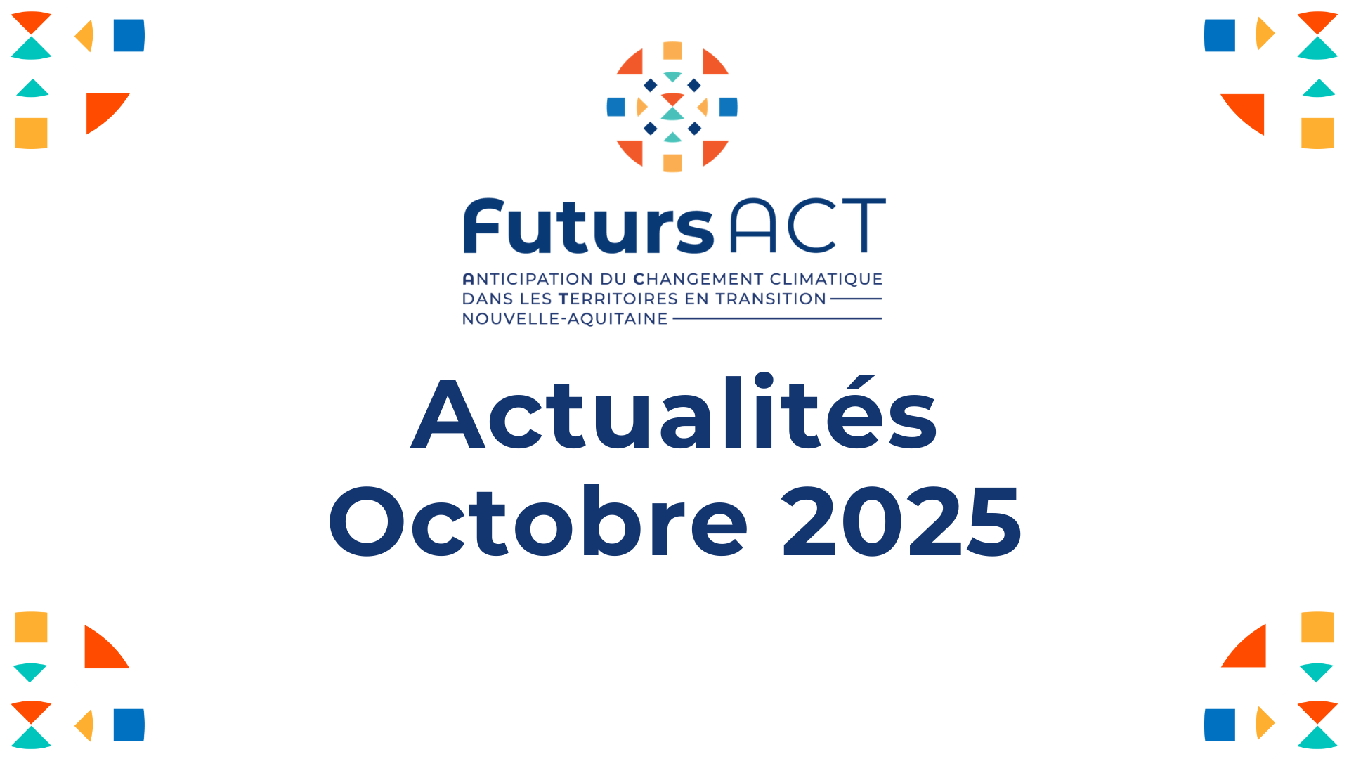 Newsletter Octobre 2025